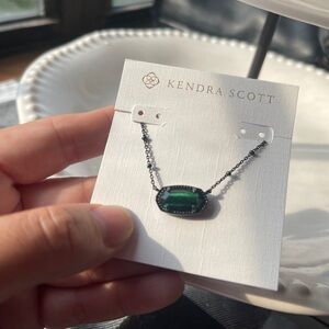 Kendra Scott Elisa Green Pendant Necklace